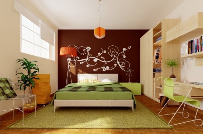 simple bedroom decoration